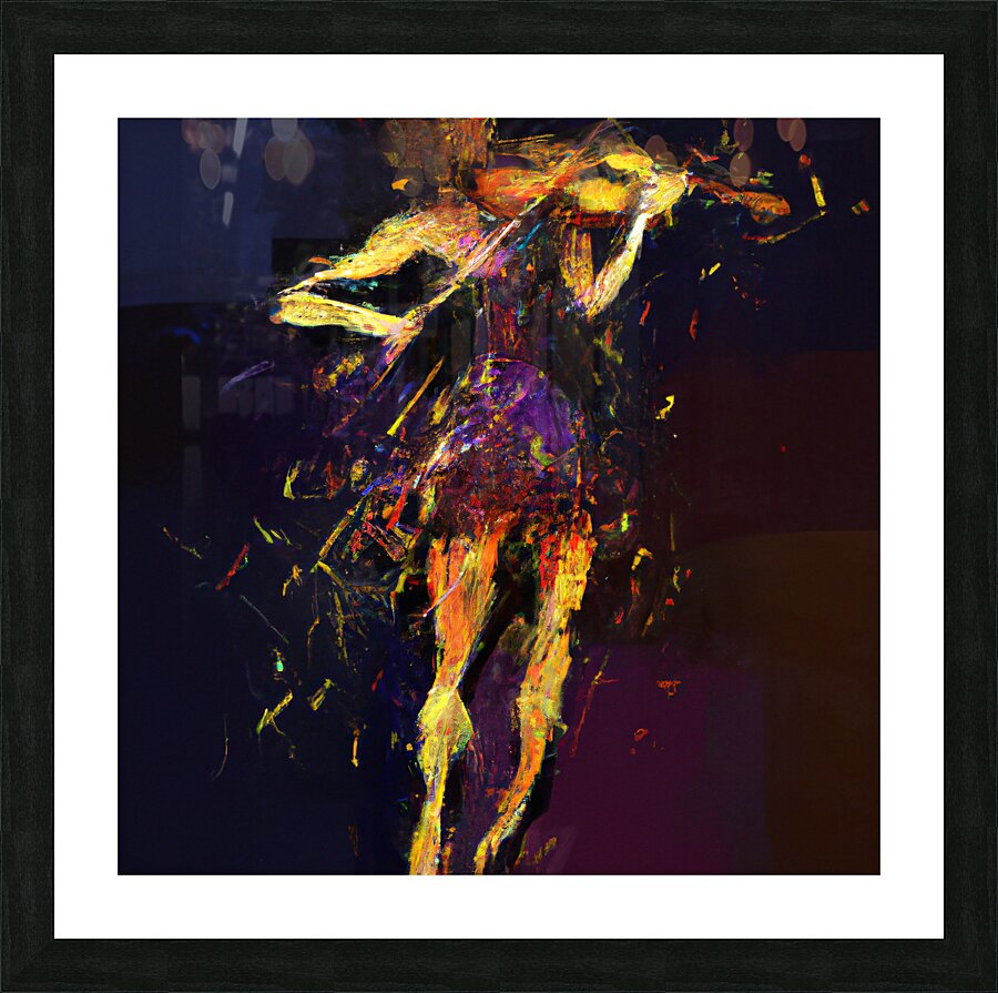 Violinist Picture Frame print
