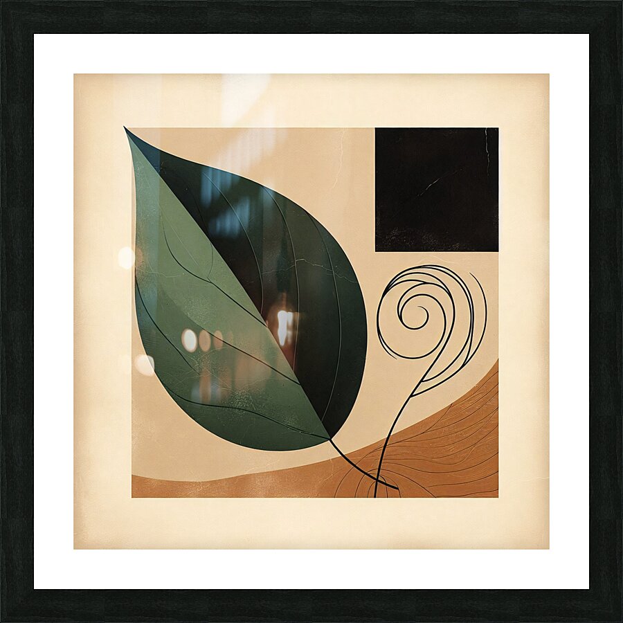 Organic abstract 13 Picture Frame print