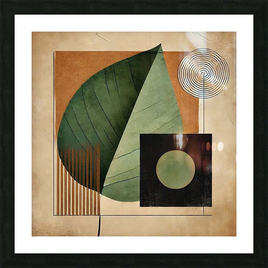 Organic abstract Picture Frame print