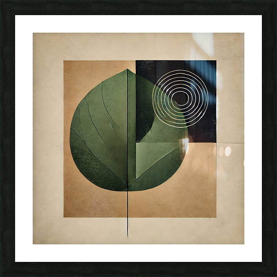 Organic abstract 8 Picture Frame print