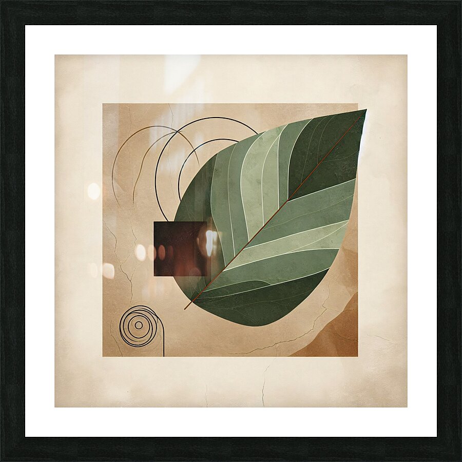 Oraganic abstract 7 Picture Frame print