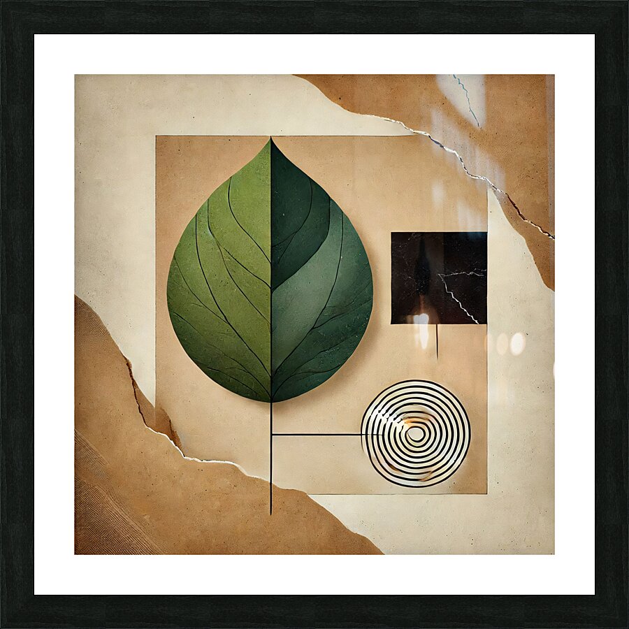 Organic Abstrasct Picture Frame print
