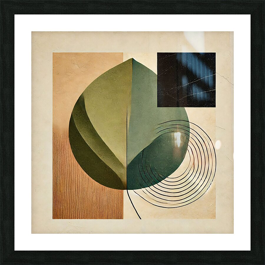Organic abstract 3  Picture Frame print