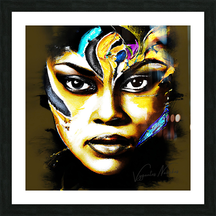 face Picture Frame print