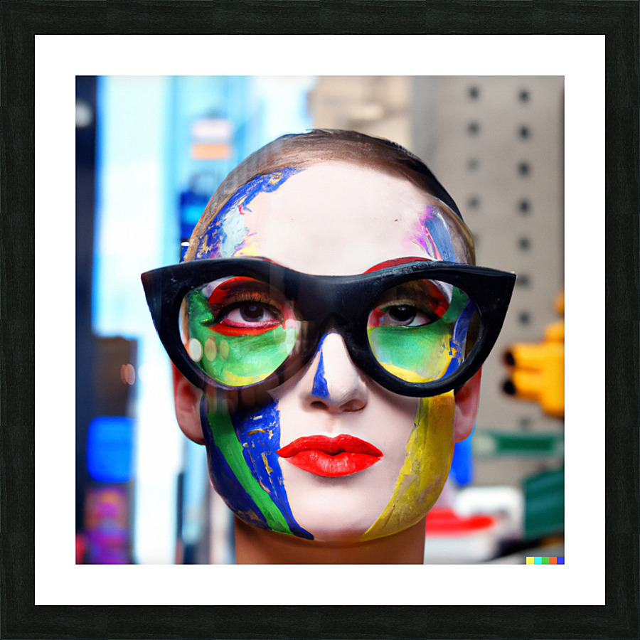 Face7 Picture Frame print