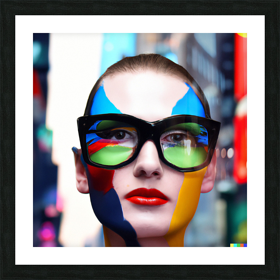 Face8 Picture Frame print