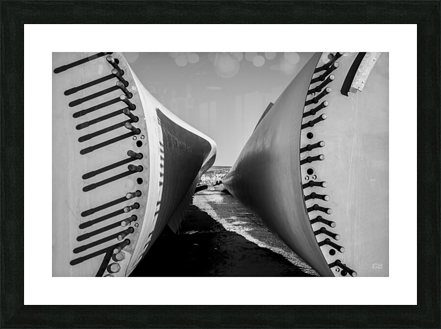 Turbine blades Picture Frame print