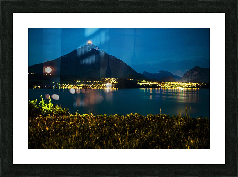 Night city  Picture Frame print
