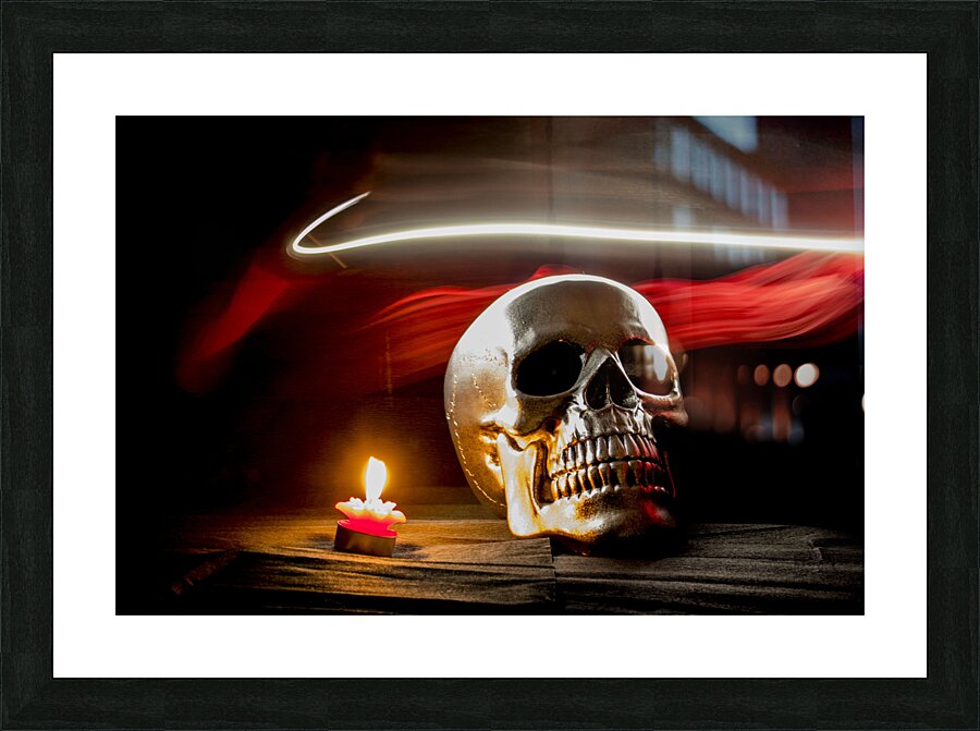skull 3  Picture Frame print