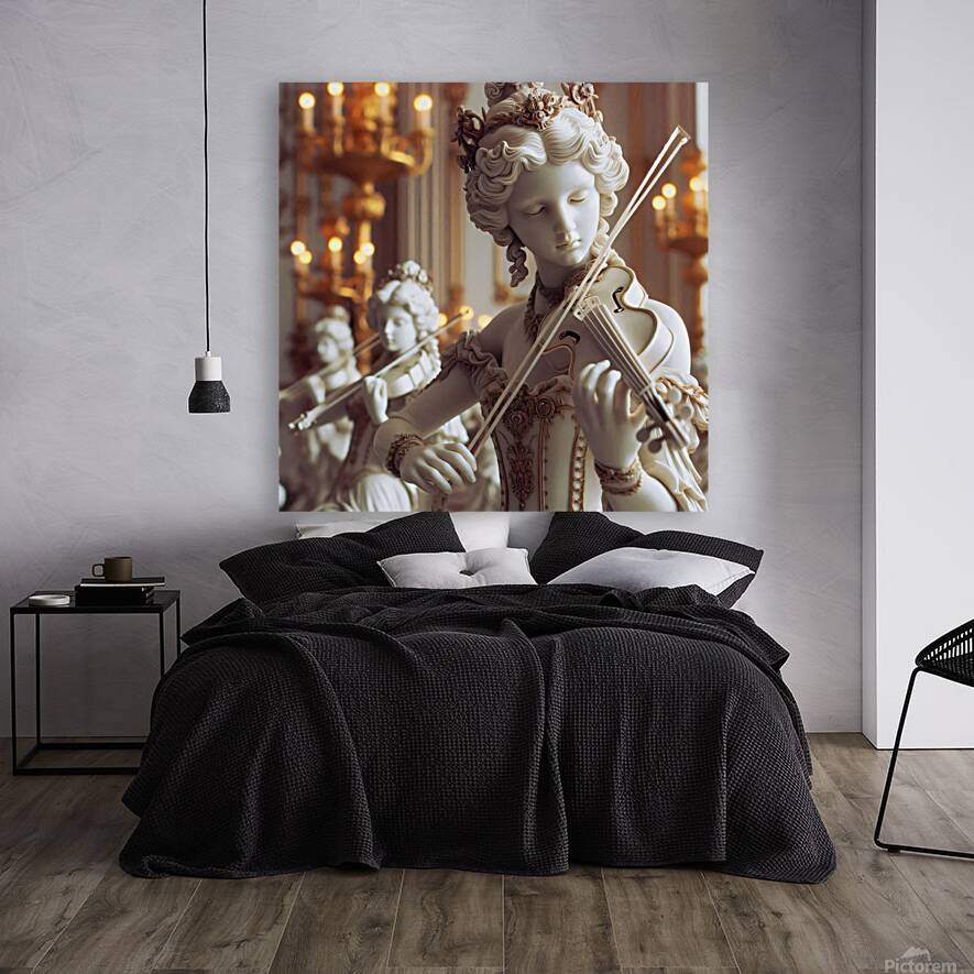 Porcelain violinist Reproduction
