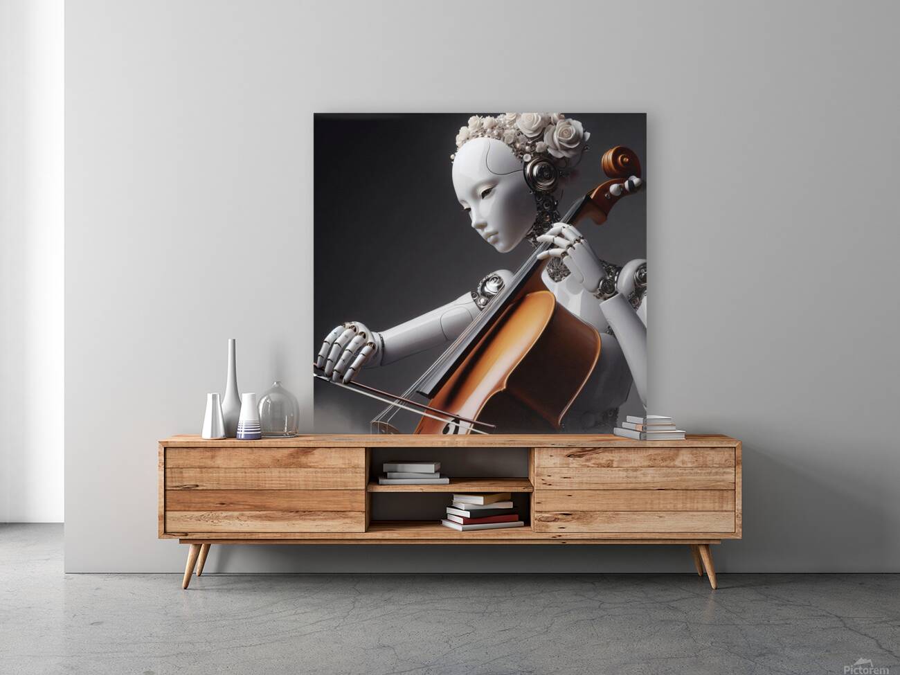 Porcelain cellist    Reproduction