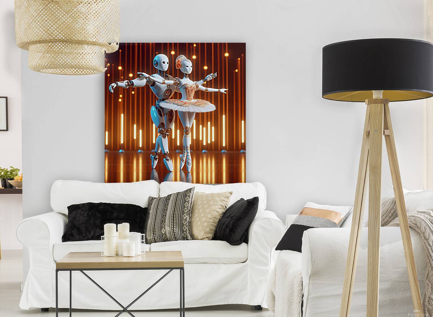 Porcelain humanoid dancer Reproduction