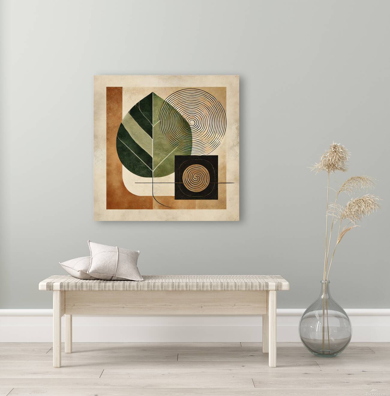 A abstract minimalist Reproduction