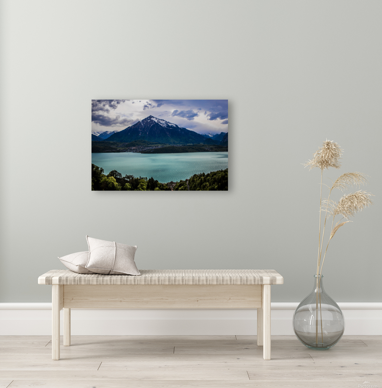 mountain lake Reproduction