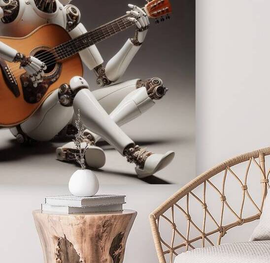 Porcelain guitarist  2 by navickas