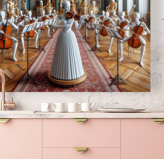 Porcelain humanoid orchestra by navickas