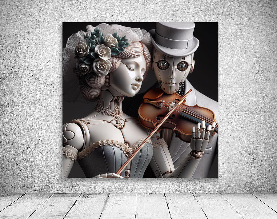 Loving robots  Wall Preview