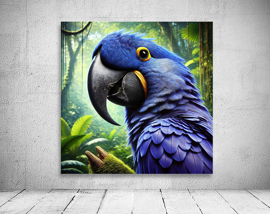 Hyacinth Macaw Wall Preview