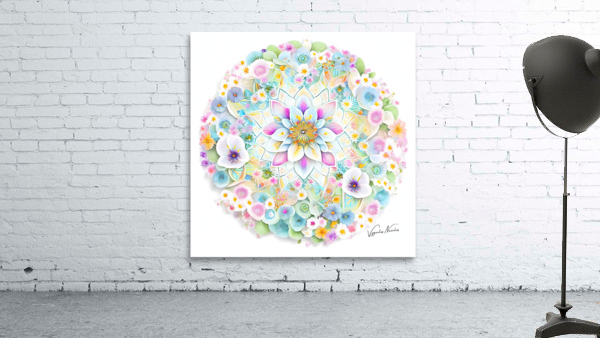 Mandala flowers Wall Preview