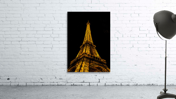 Eiffel Tower at night Wall Preview