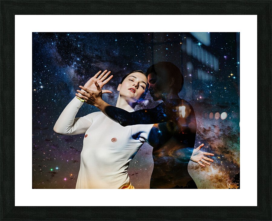 DE Astral Embrace Picture Frame print