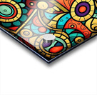 Bold stained glass Acrylic print
