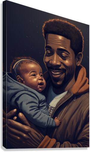 Girl Dad Canvas Print