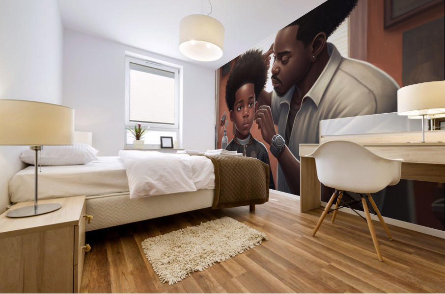 Hightop Fade Mural print