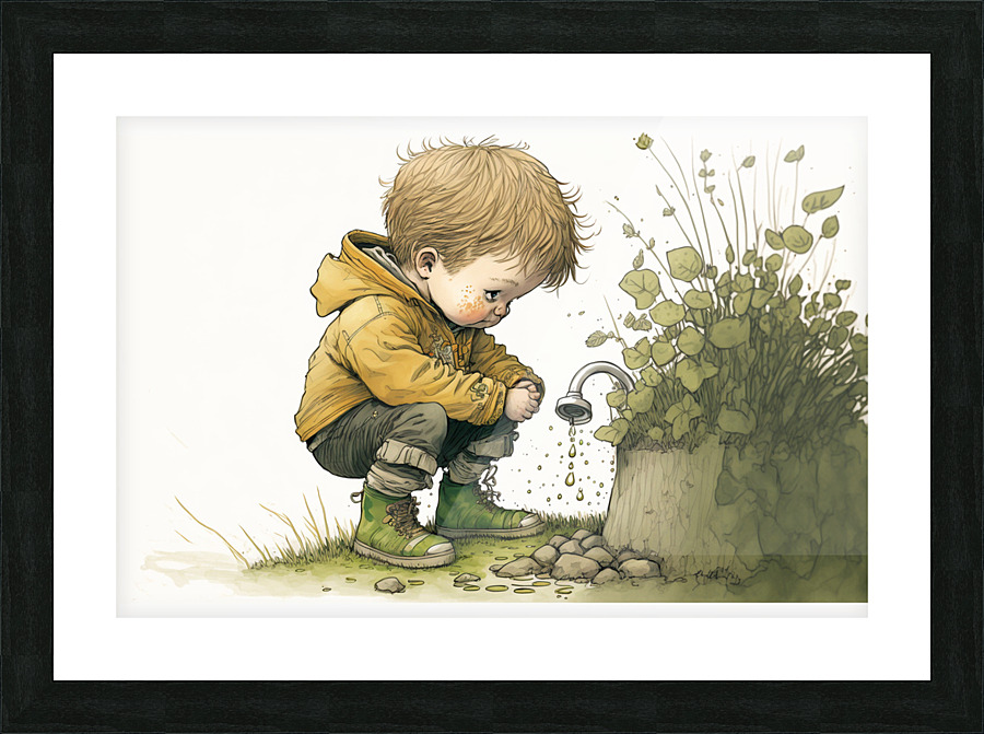 Little Jack Picture Frame print