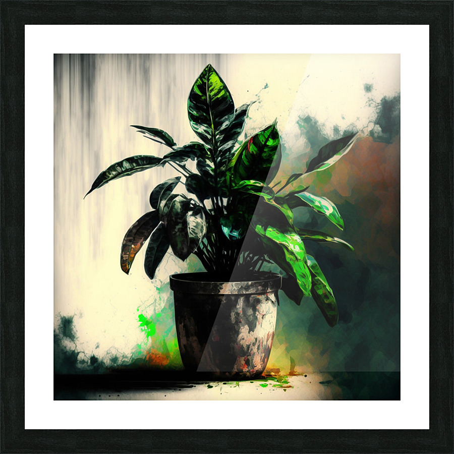house plant Picture Frame print