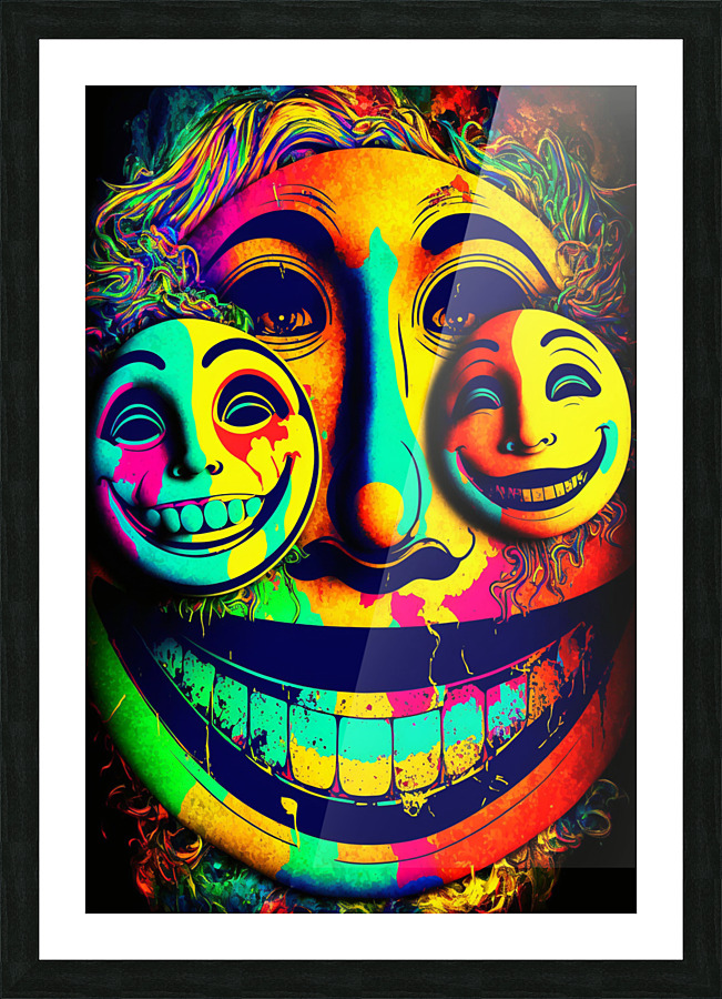 Smiles Picture Frame print