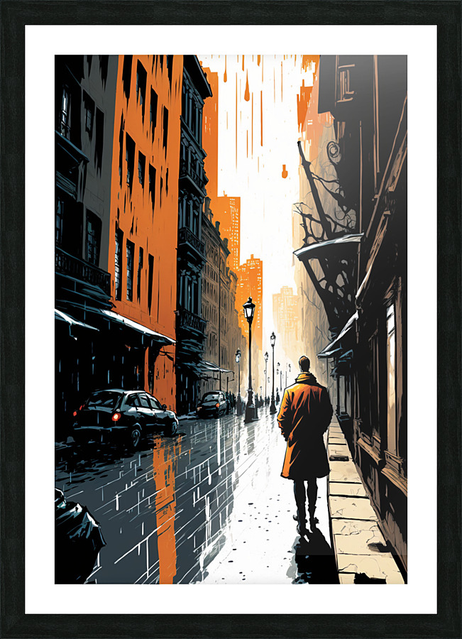 Just a stroll Picture Frame print