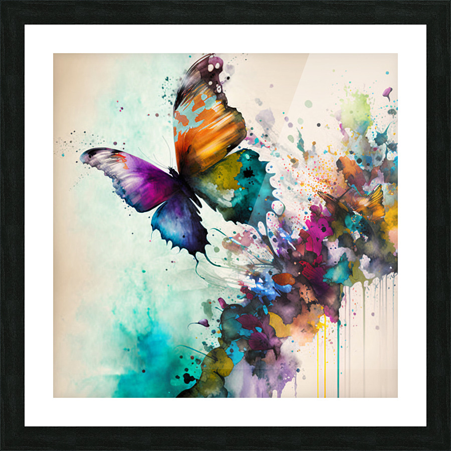 Butterfly Picture Frame print