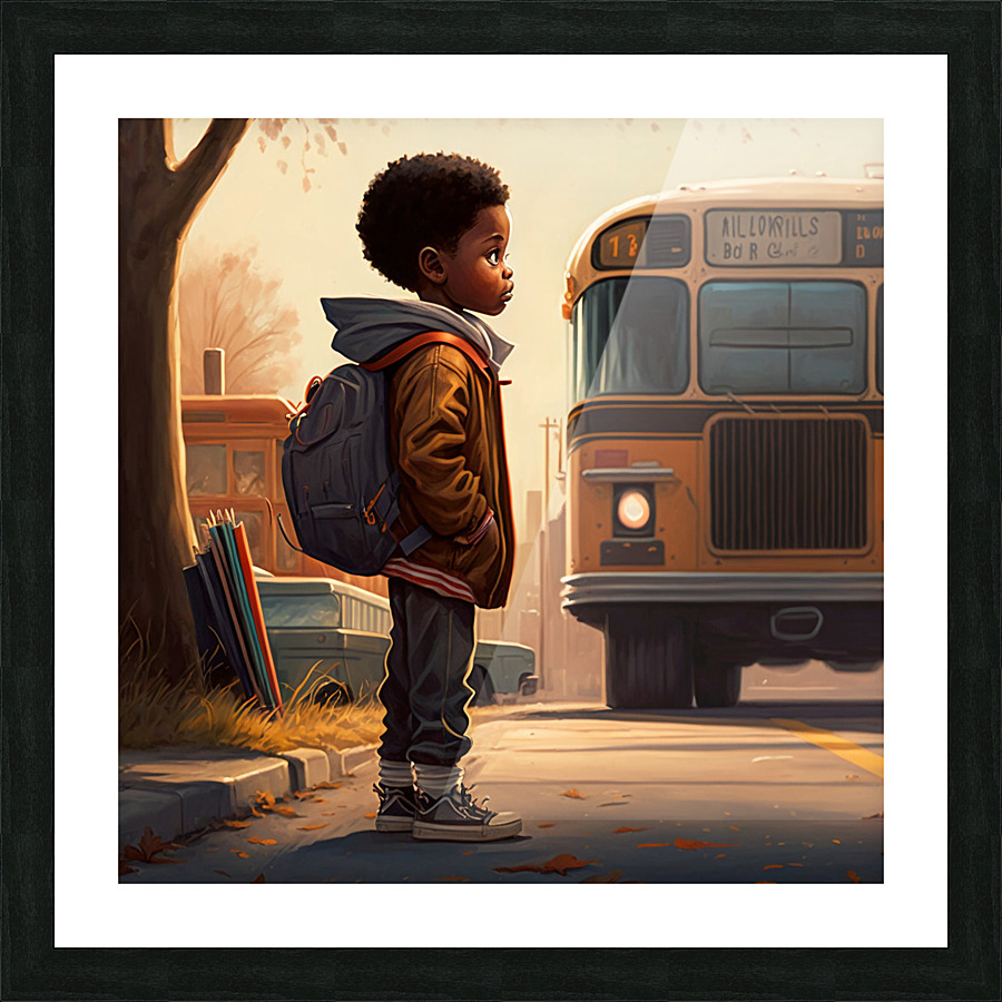 School Days Picture Frame print