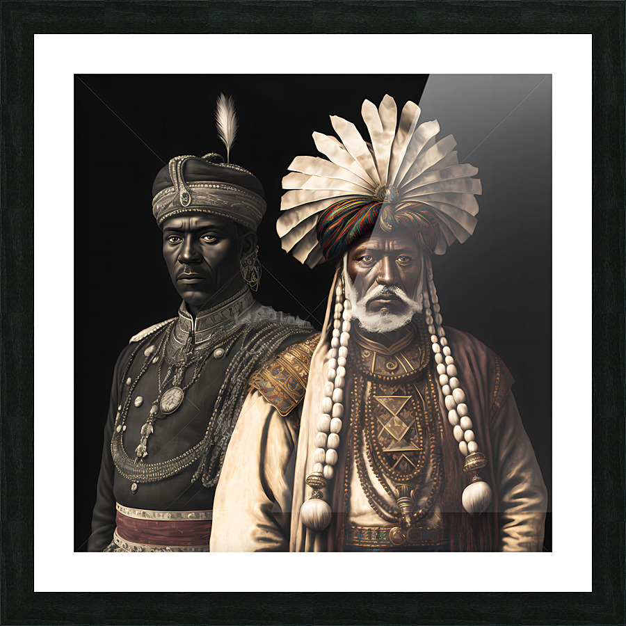 The First Settlors Picture Frame print
