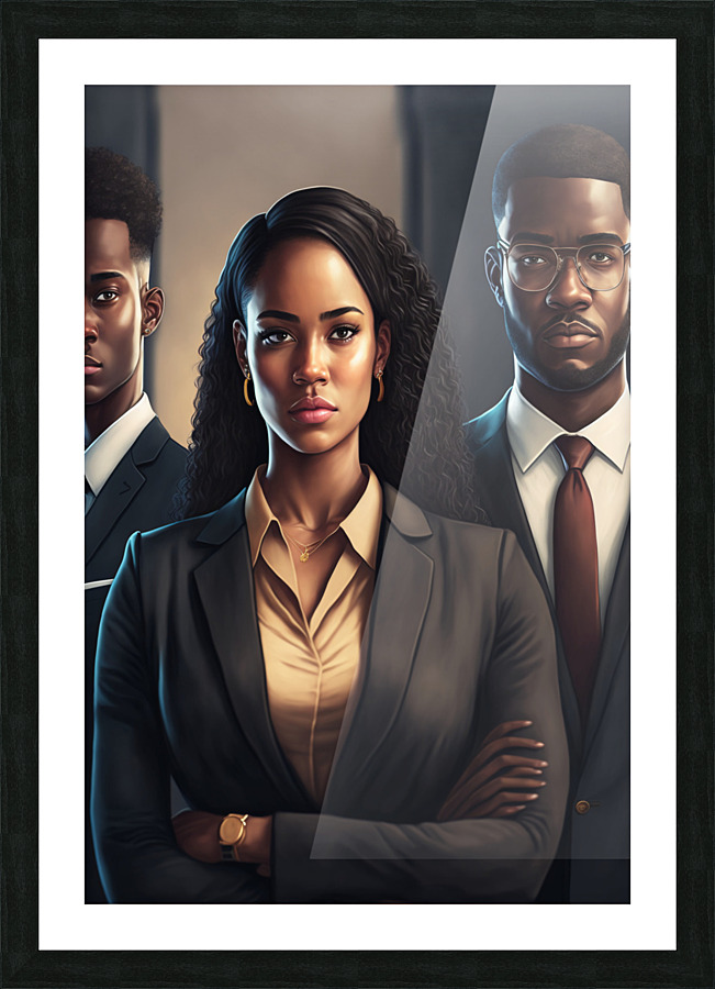 At law Picture Frame print