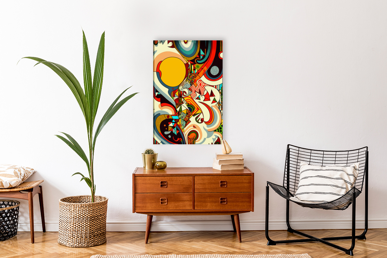 Retro Abstract Reproduction
