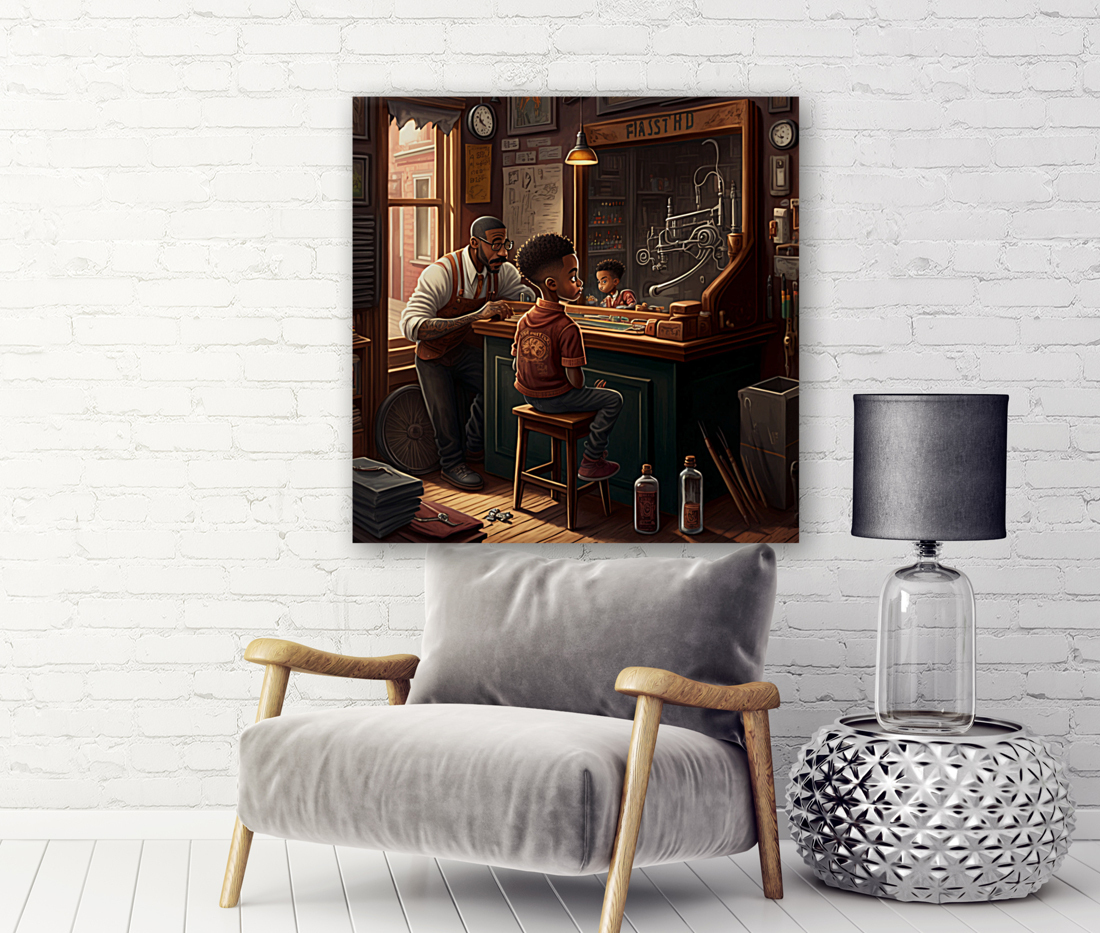 The Barber Shop Reproduction