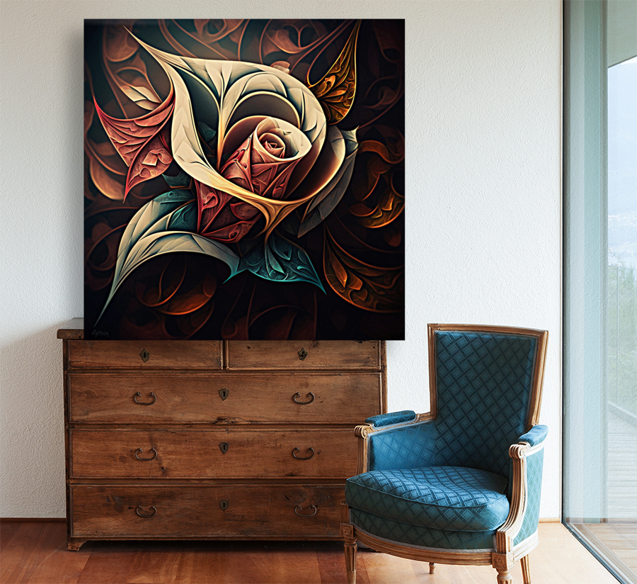 Muted Rose Reproduction