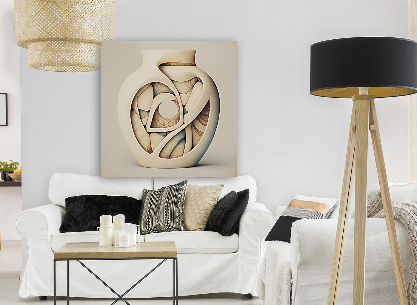 Natural Vase Reproduction