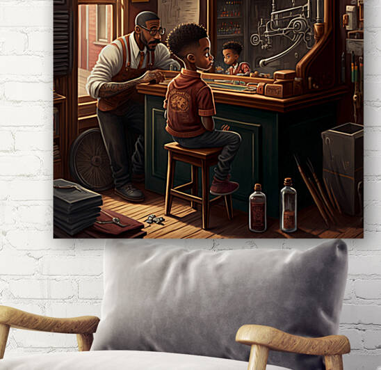 The Barber Shop Reproduction