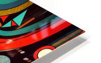 Retro Abstract HD Metal print