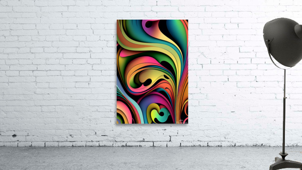 bold pastel abstract Wall Preview