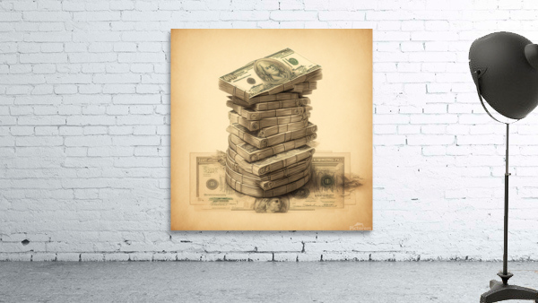 Stacking money Wall Preview
