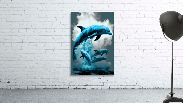 Love dolphins Wall Preview