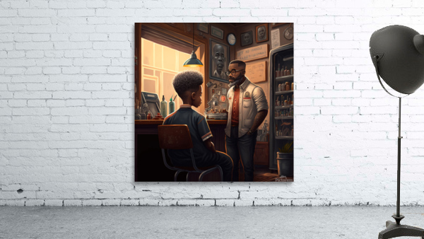 Listen Young Man Wall Preview