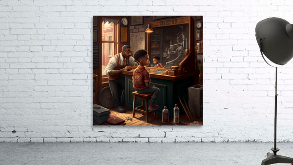 The Barber Shop Wall Preview