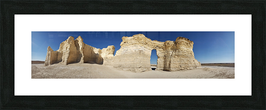 Monument Rocks Picture Frame print