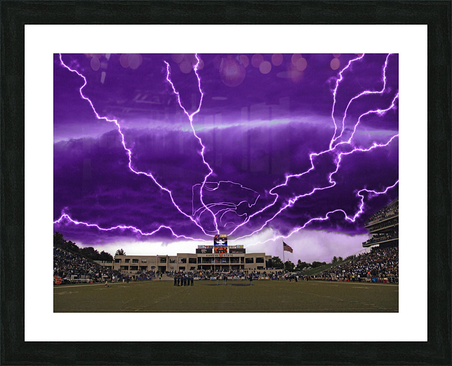 Stadium Clouds Picture Frame print