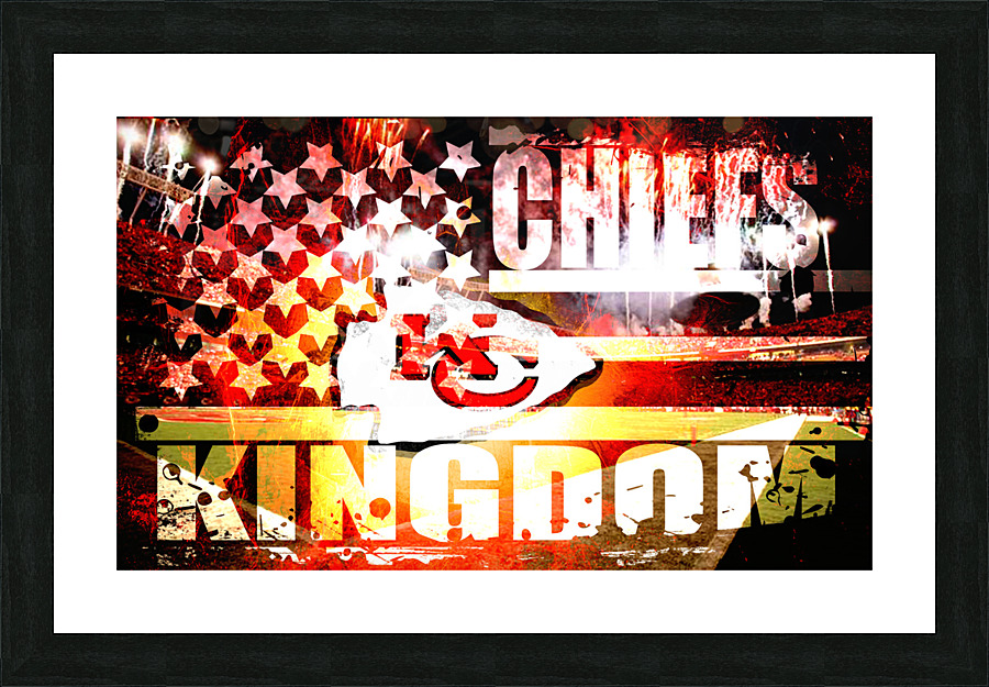 Chiefs Kingdom 2 Picture Frame print